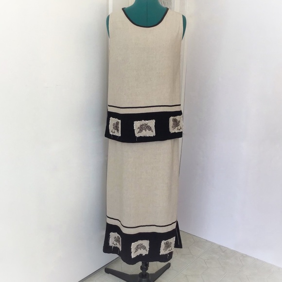 Alma Linen Ankle-length Slitted Skirt, Small - Picture 8 of 8